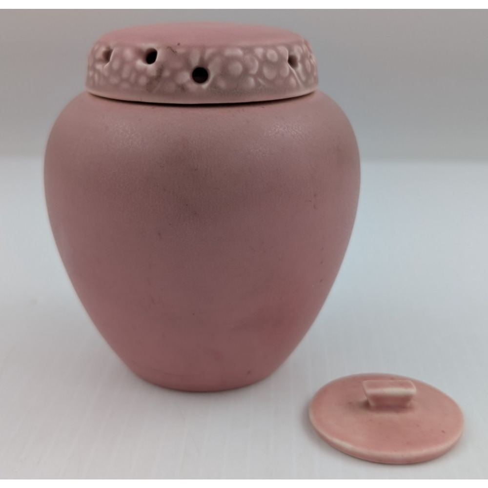 Rookwood Pottery #132 Covered Scent Potpourri Jar 3-piece Dated 1939 4"